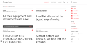Google Fonts